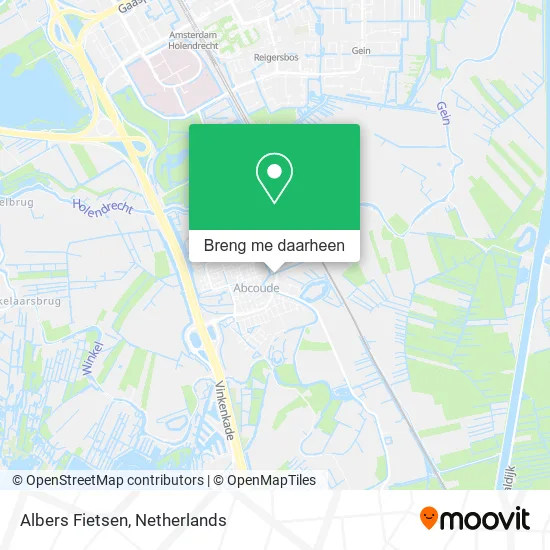 Albers Fietsen kaart