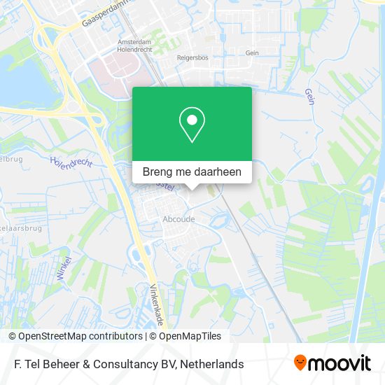 F. Tel Beheer & Consultancy BV kaart