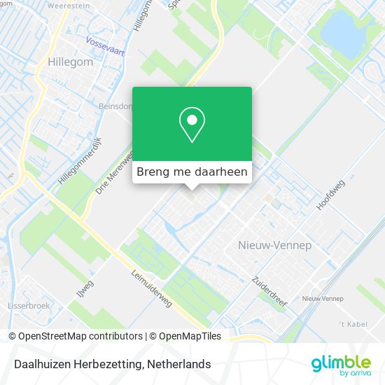 Daalhuizen Herbezetting kaart