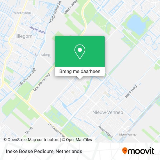 Ineke Bosse Pedicure kaart
