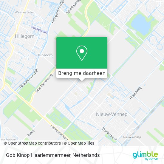 Gob Kinop Haarlemmermeer kaart