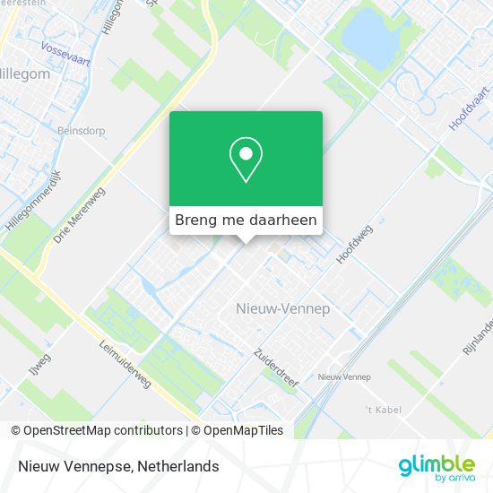 Nieuw Vennepse kaart