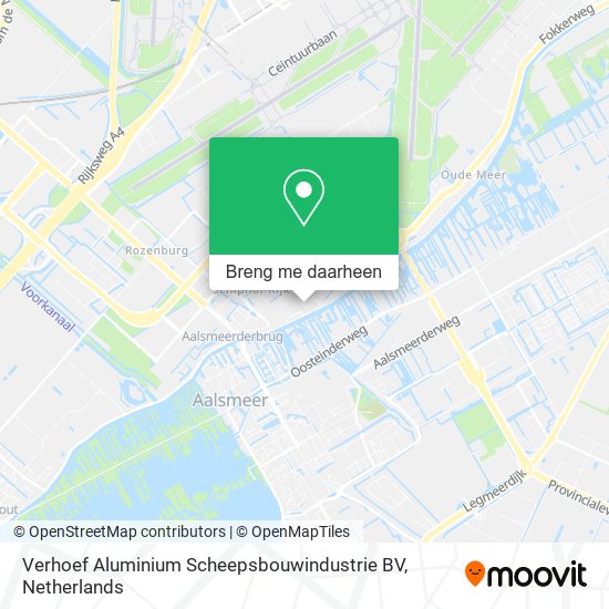 Verhoef Aluminium Scheepsbouwindustrie BV kaart