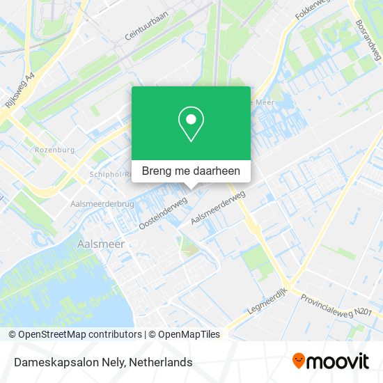 Dameskapsalon Nely kaart
