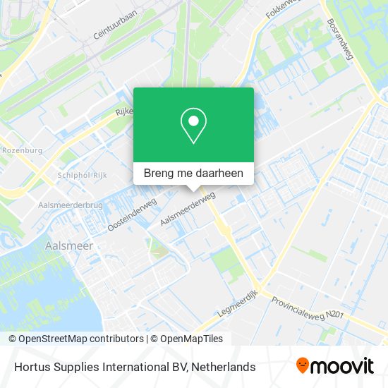 Hortus Supplies International BV kaart