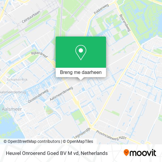 Heuvel Onroerend Goed BV M vd kaart