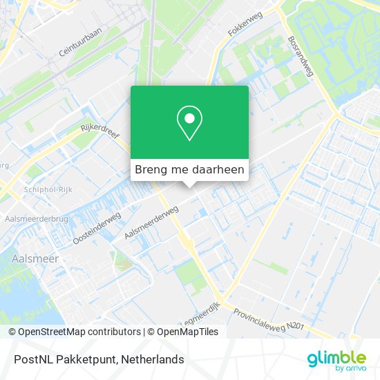 PostNL Pakketpunt kaart