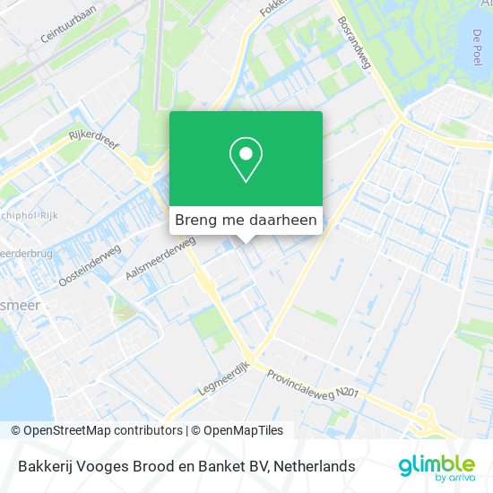 Bakkerij Vooges Brood en Banket BV kaart