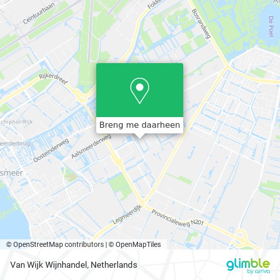 Van Wijk Wijnhandel kaart