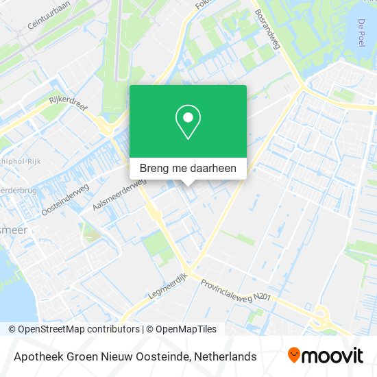 Apotheek Groen Nieuw Oosteinde kaart