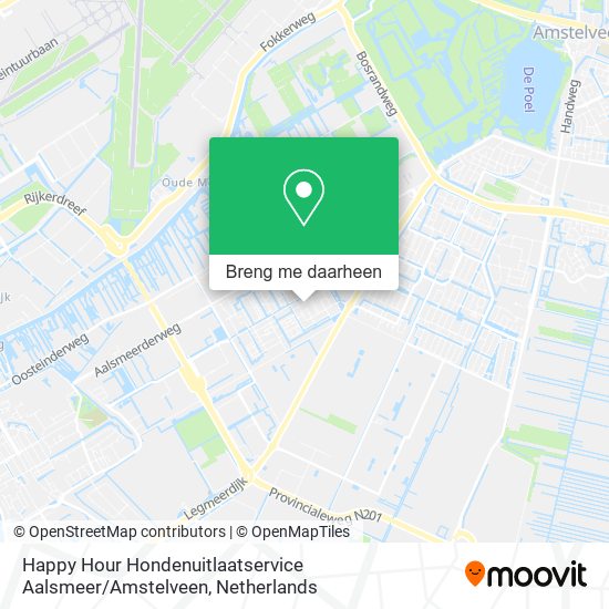 Happy Hour Hondenuitlaatservice Aalsmeer / Amstelveen kaart