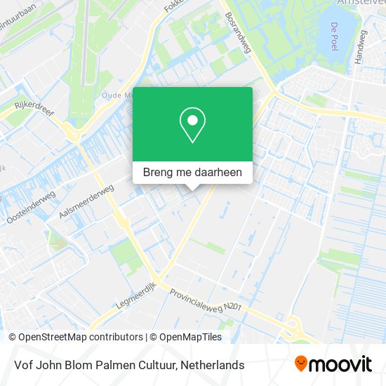 Vof John Blom Palmen Cultuur kaart