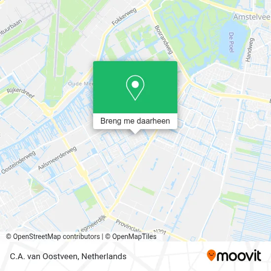 C.A. van Oostveen kaart