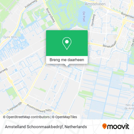 Amstelland Schoonmaakbedrijf kaart