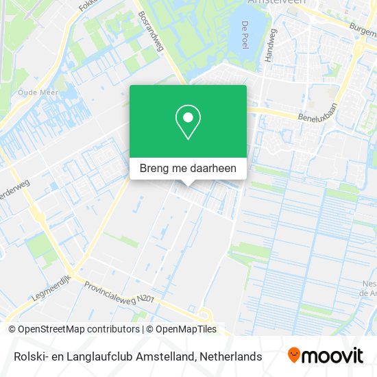 Rolski- en Langlaufclub Amstelland kaart