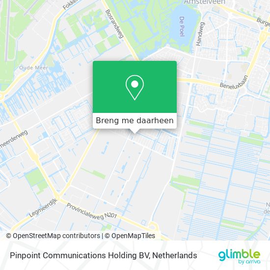 Pinpoint Communications Holding BV kaart