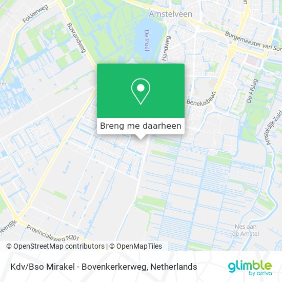 Kdv / Bso Mirakel - Bovenkerkerweg kaart