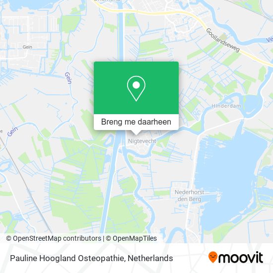 Pauline Hoogland Osteopathie kaart