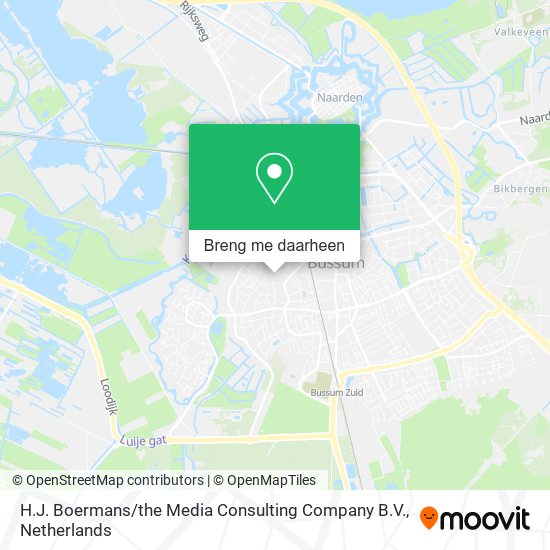 H.J. Boermans / the Media Consulting Company B.V. kaart