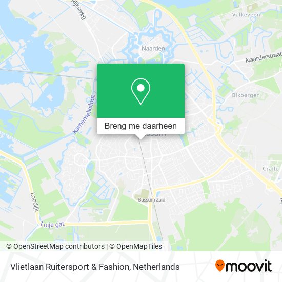 Vlietlaan Ruitersport & Fashion kaart