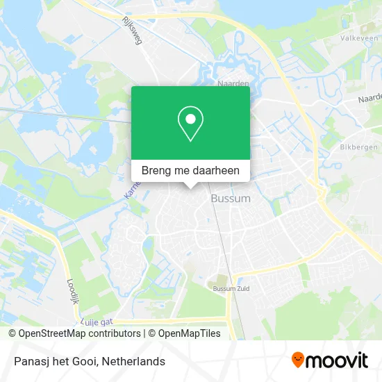Panasj het Gooi kaart