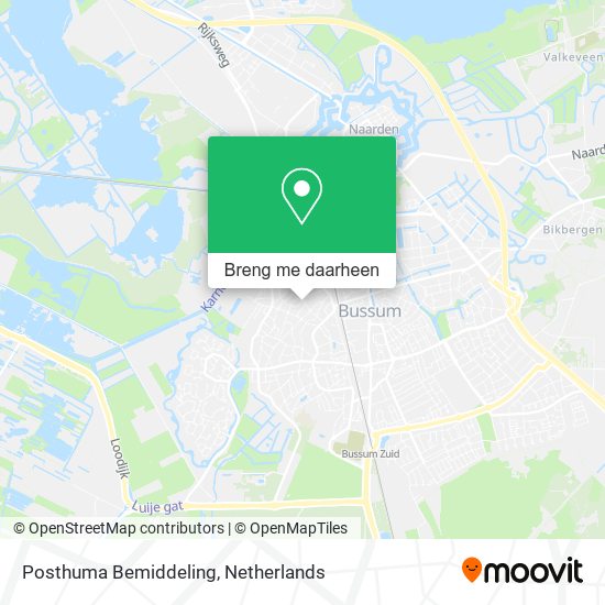 Posthuma Bemiddeling kaart