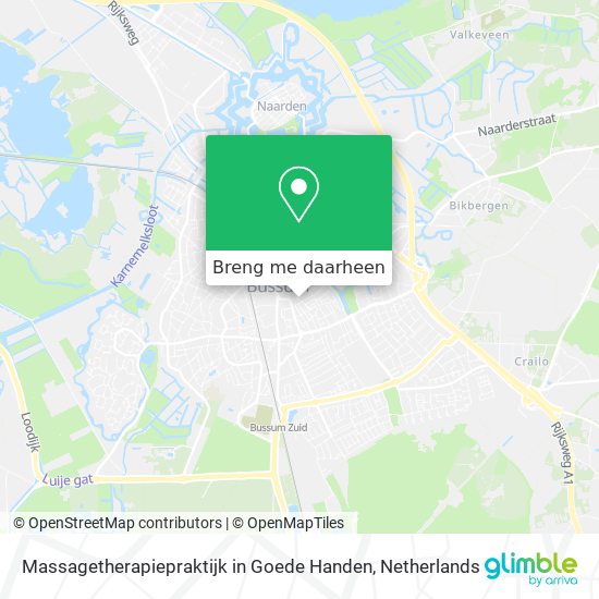 Massagetherapiepraktijk in Goede Handen kaart