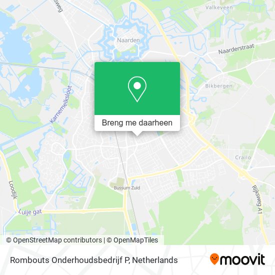 Rombouts Onderhoudsbedrijf P kaart