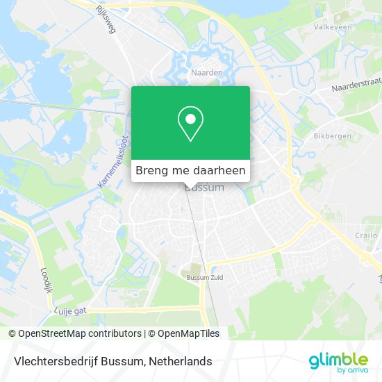 Vlechtersbedrijf Bussum kaart
