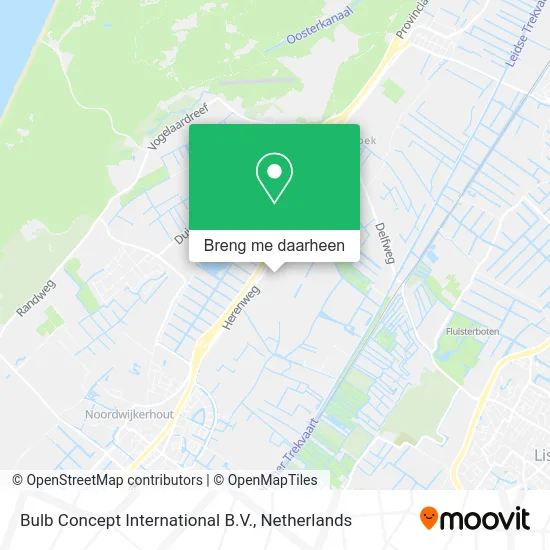 Bulb Concept International B.V. kaart