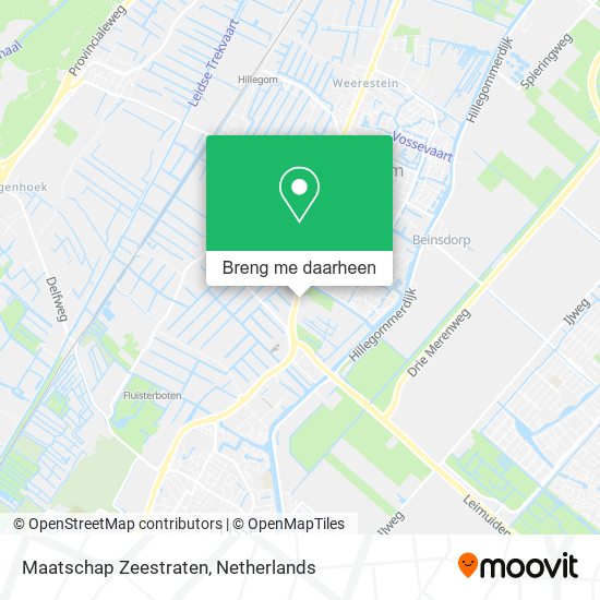 Maatschap Zeestraten kaart