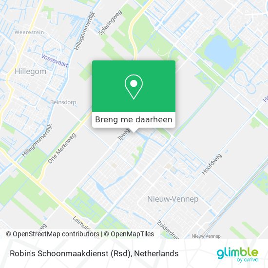 Robin's Schoonmaakdienst (Rsd) kaart