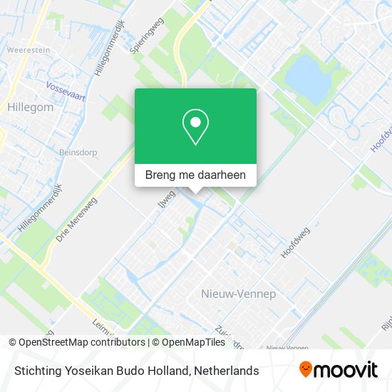 Stichting Yoseikan Budo Holland kaart