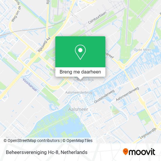 Beheersvereniging Hc-8 kaart