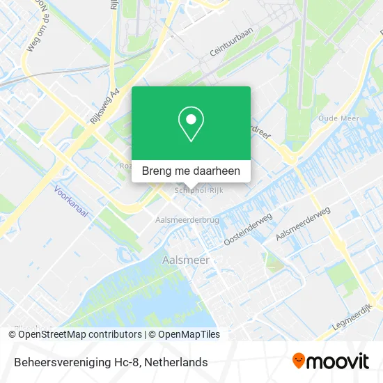 Beheersvereniging Hc-8 kaart