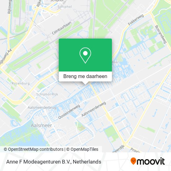 Anne F Modeagenturen B.V. kaart