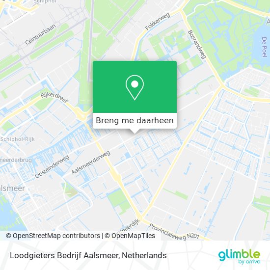 Loodgieters Bedrijf Aalsmeer kaart