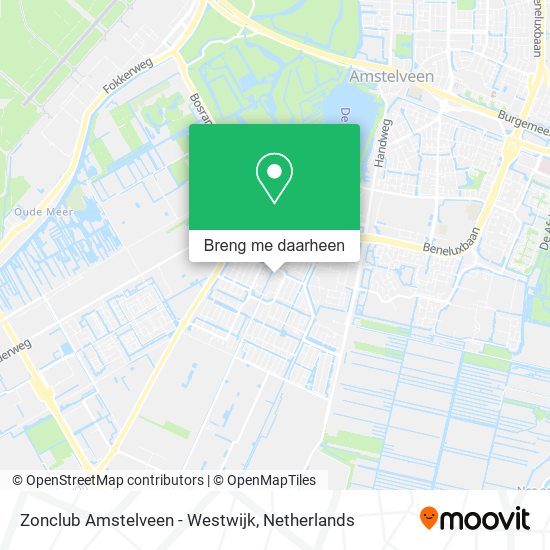 Zonclub Amstelveen - Westwijk kaart