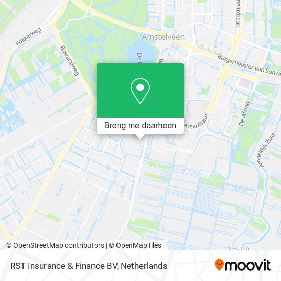 RST Insurance & Finance BV kaart