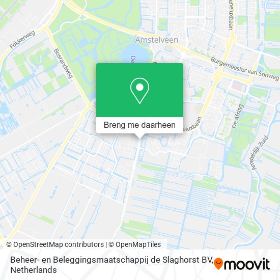 Beheer- en Beleggingsmaatschappij de Slaghorst BV kaart