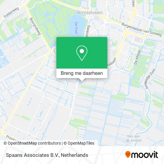 Spaans Associates B.V. kaart