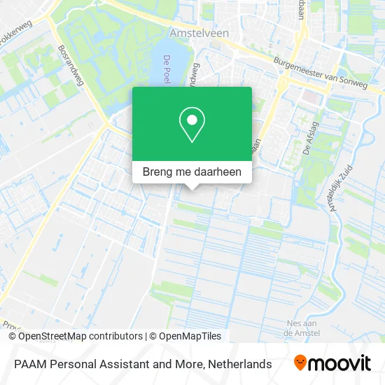 PAAM Personal Assistant and More kaart
