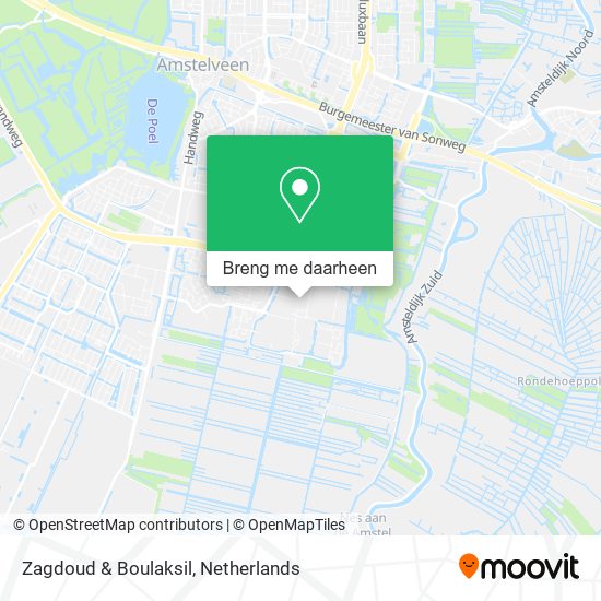 Zagdoud & Boulaksil kaart