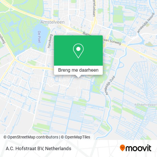 A.C. Hofstraat BV kaart