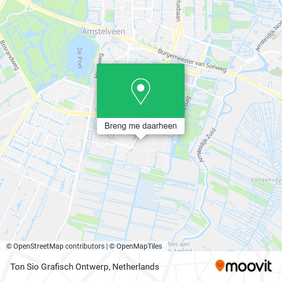 Ton Sio Grafisch Ontwerp kaart