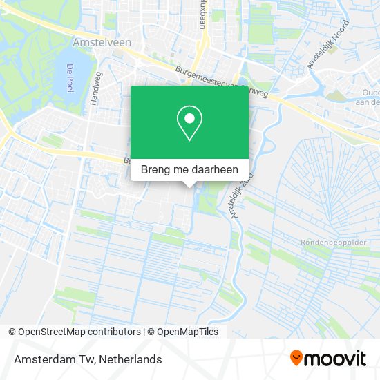 Amsterdam Tw kaart