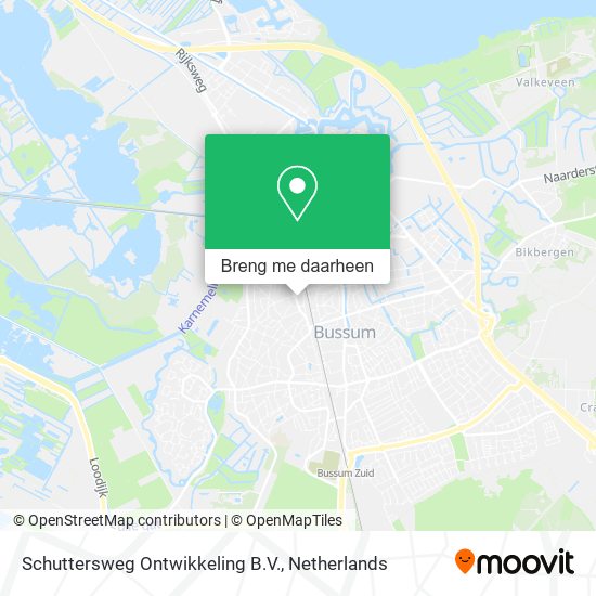 Schuttersweg Ontwikkeling B.V. kaart