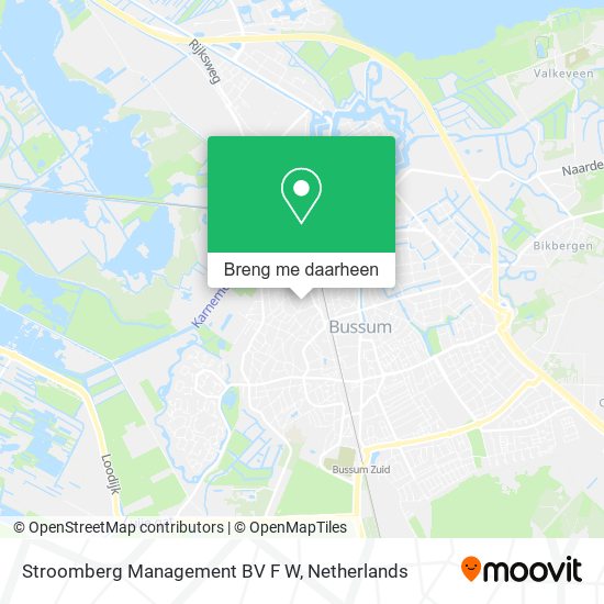 Stroomberg Management BV F W kaart