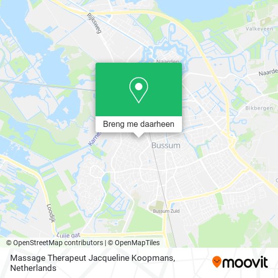 Massage Therapeut Jacqueline Koopmans kaart