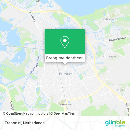 Frabon.nl kaart